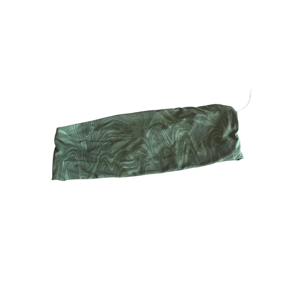 Good American Better Band Top Pesto Swirl Green‎ Marble Bandeau Size 3 NWT